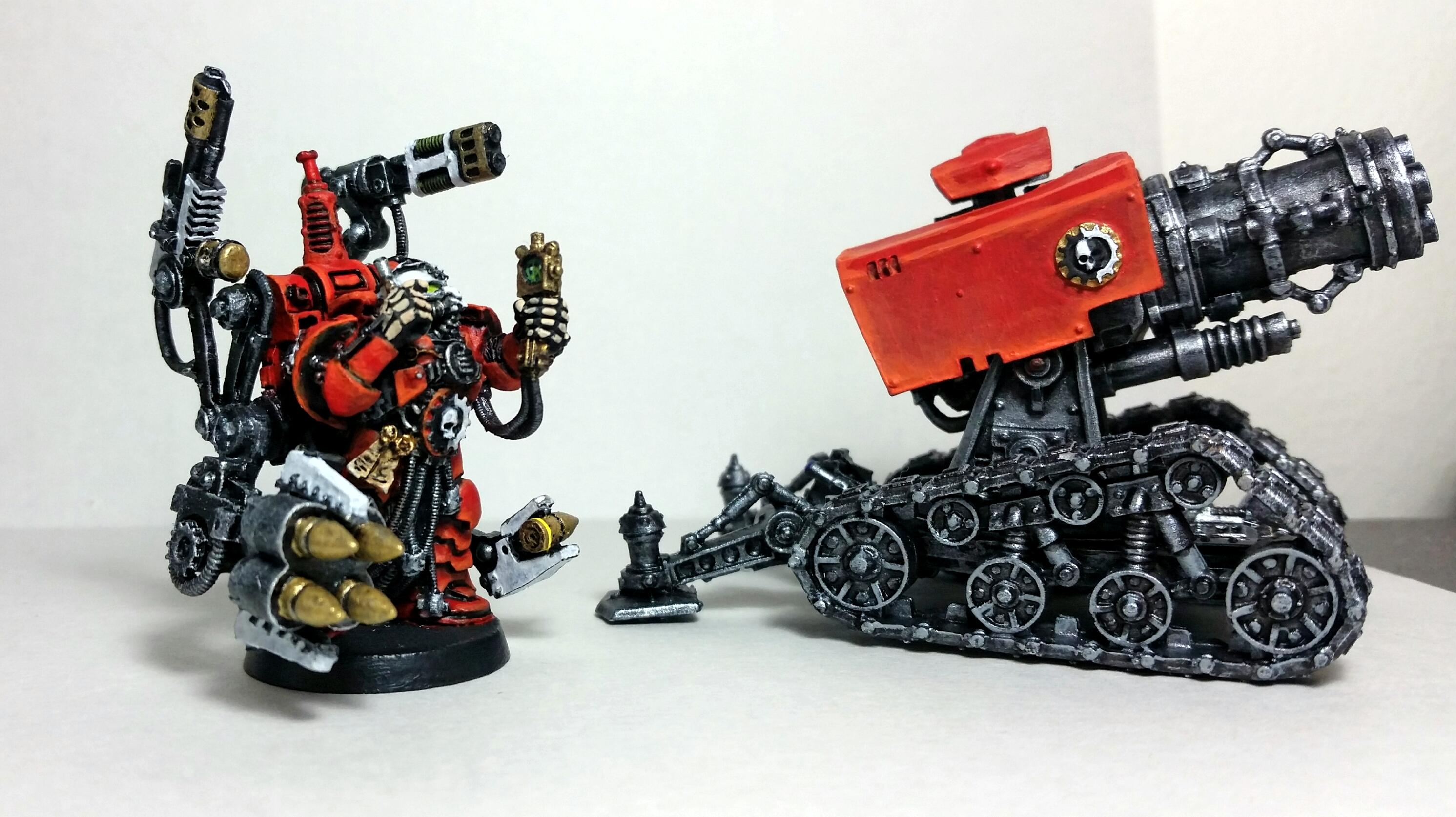 Blood Angels, Space Marines, Techmarine, Thunder Fire Cannon